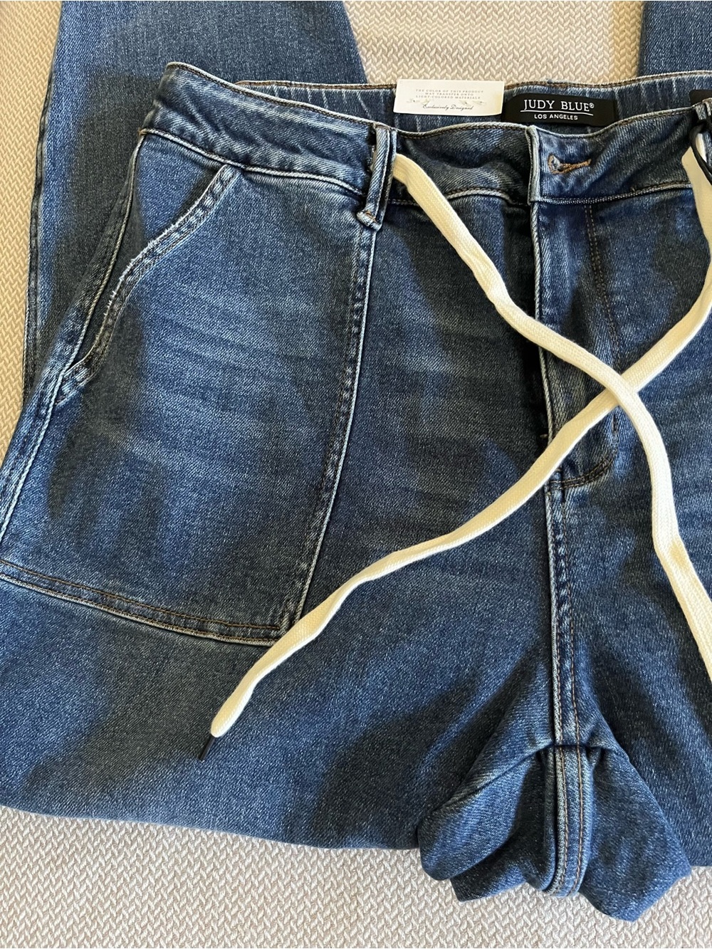 NWT Judy Blue Women's Denim Jogger Jeans Plus Size 18W- NEW - Picture 11 of 12